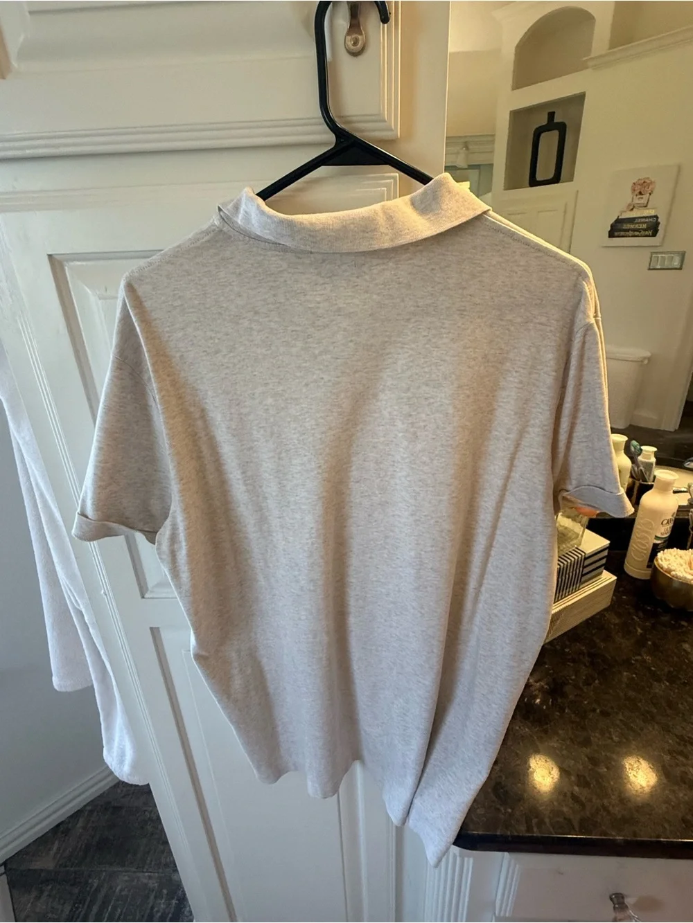 Polo by Ralph Lauren Men's Heather Light Gray Polo